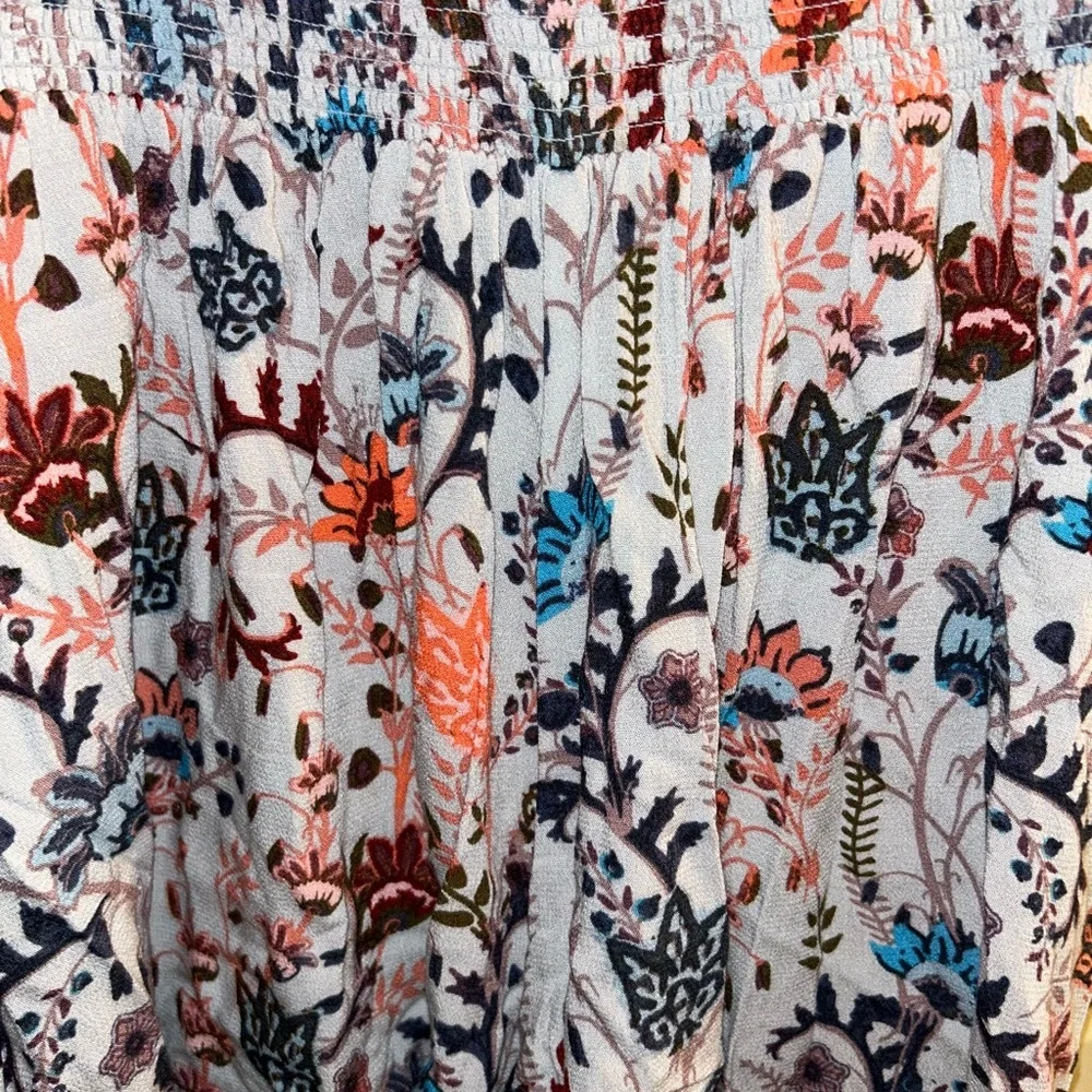 Free People Free and Pretty Floral Print Shorts Romper | Women's Med - Picture 4 of 6